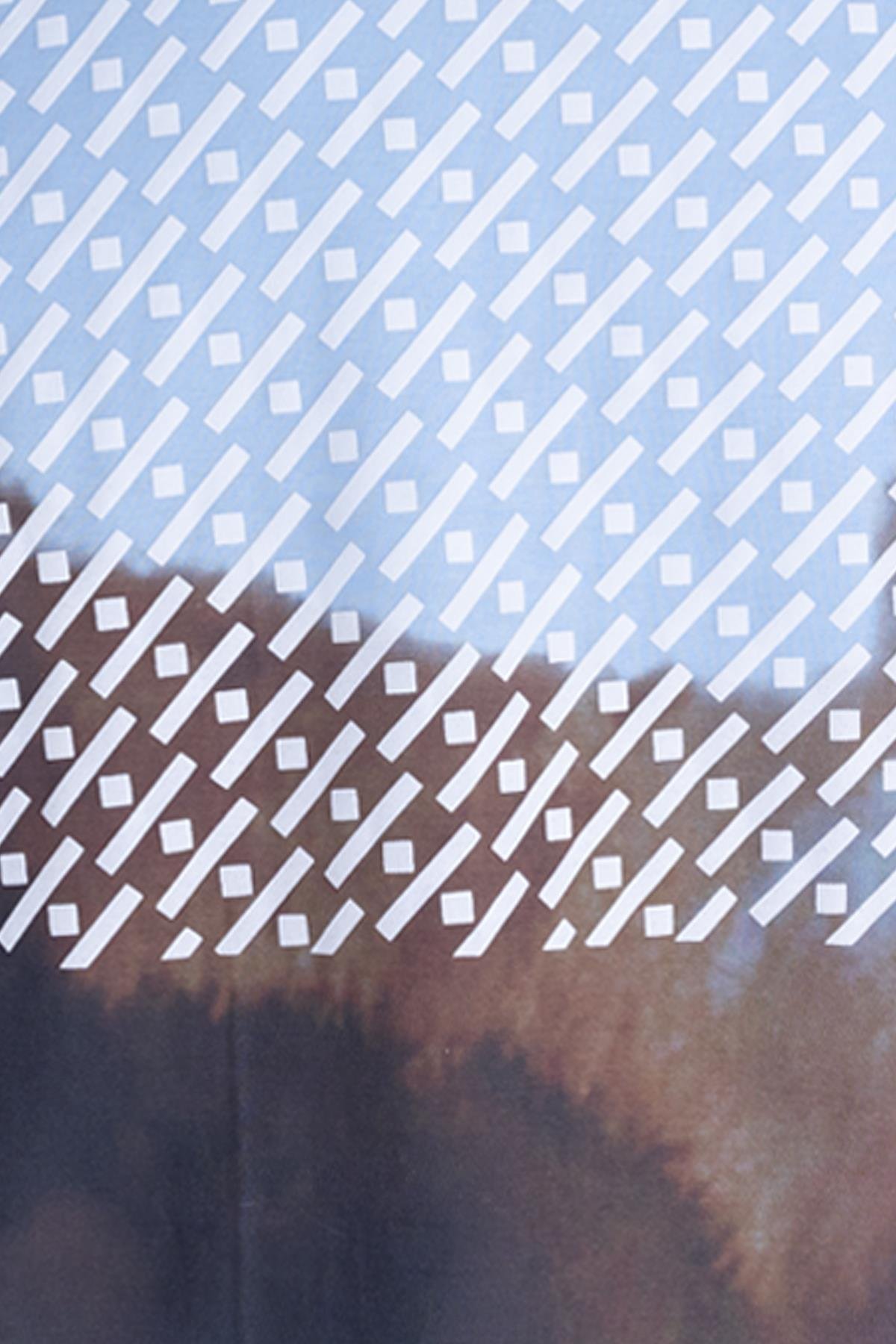 Baskılı Bisiklet Yaka Erkek T-Shirt Açık Mavi - Sabri Özel