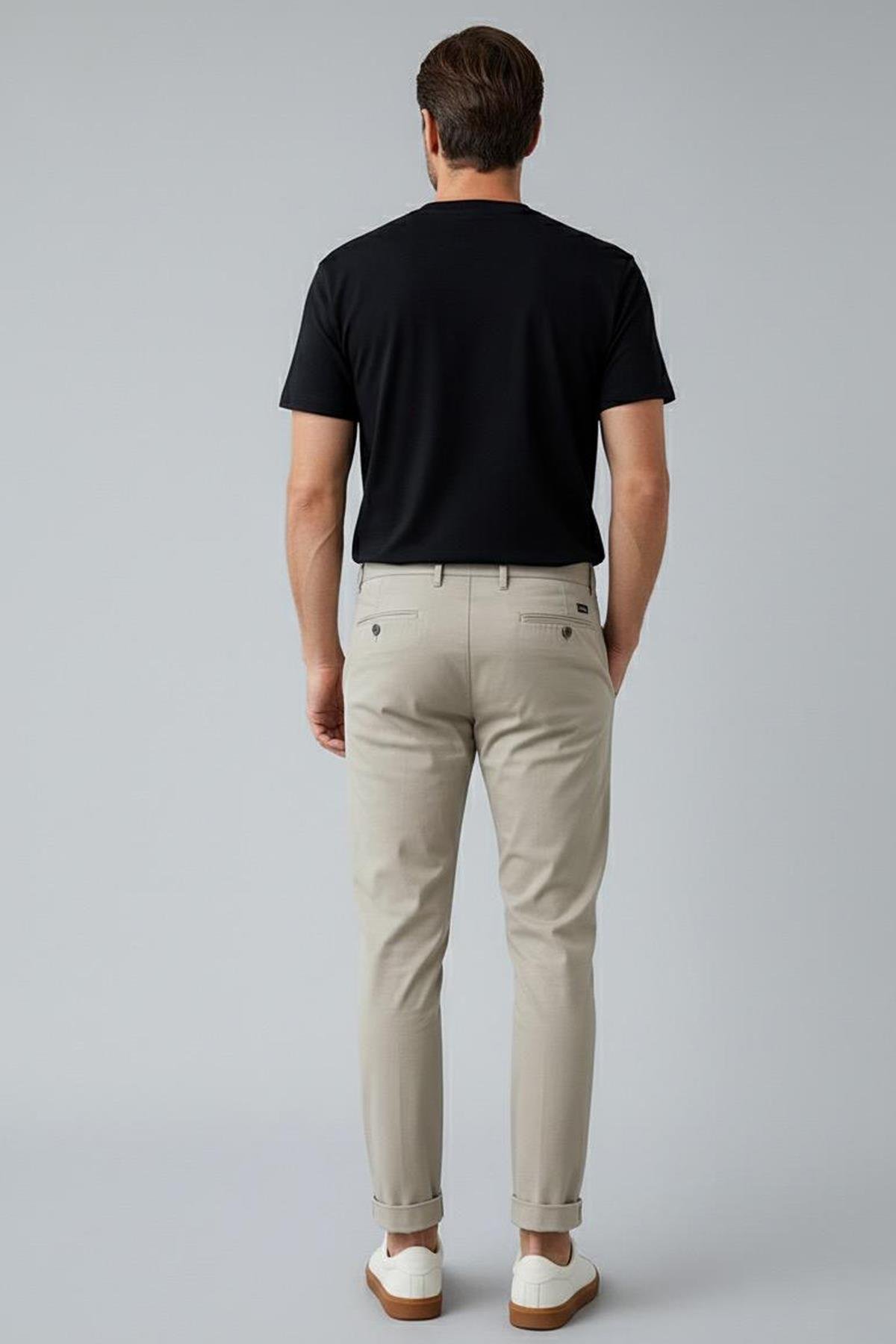 BİSİKLET YAKA BASKILI ERKEK T-SHIRT Siyah - Sabri Özel