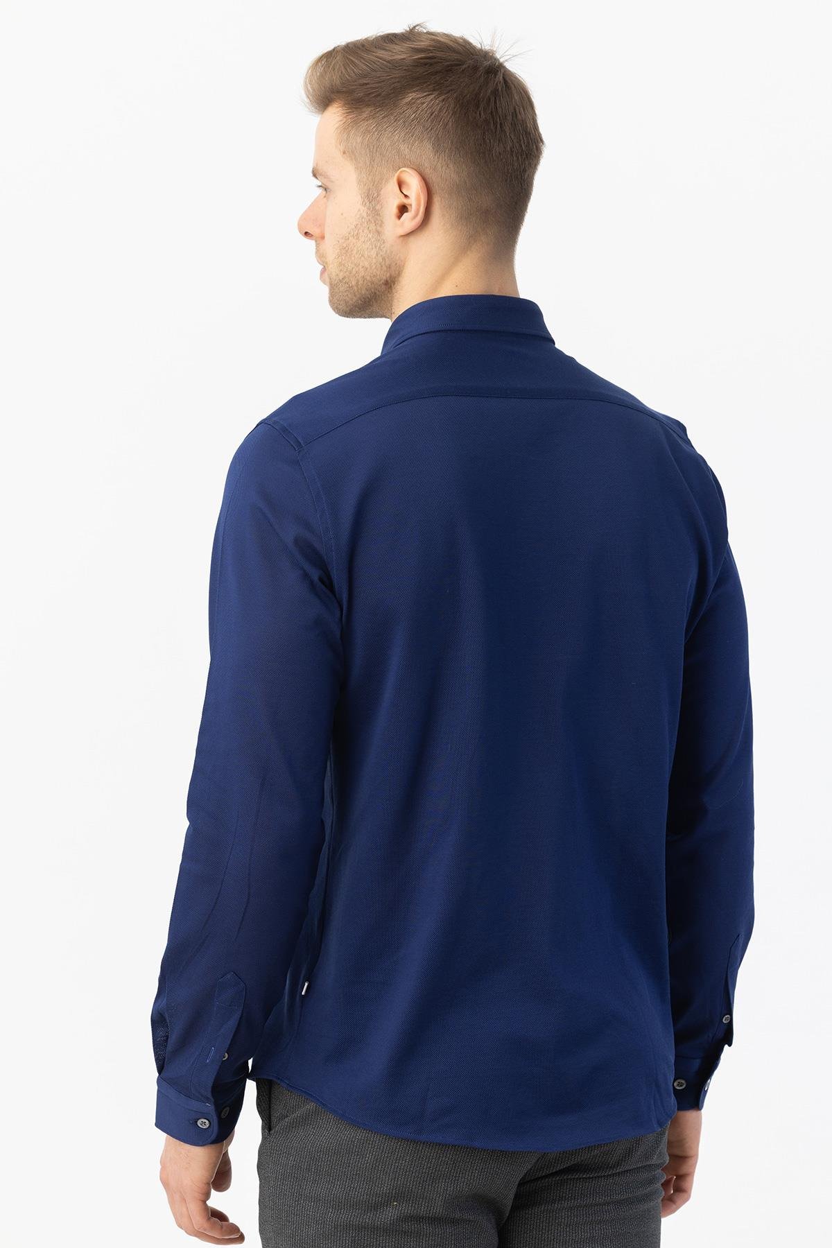 Erkek Gömlek İndigo - Sabri Özel