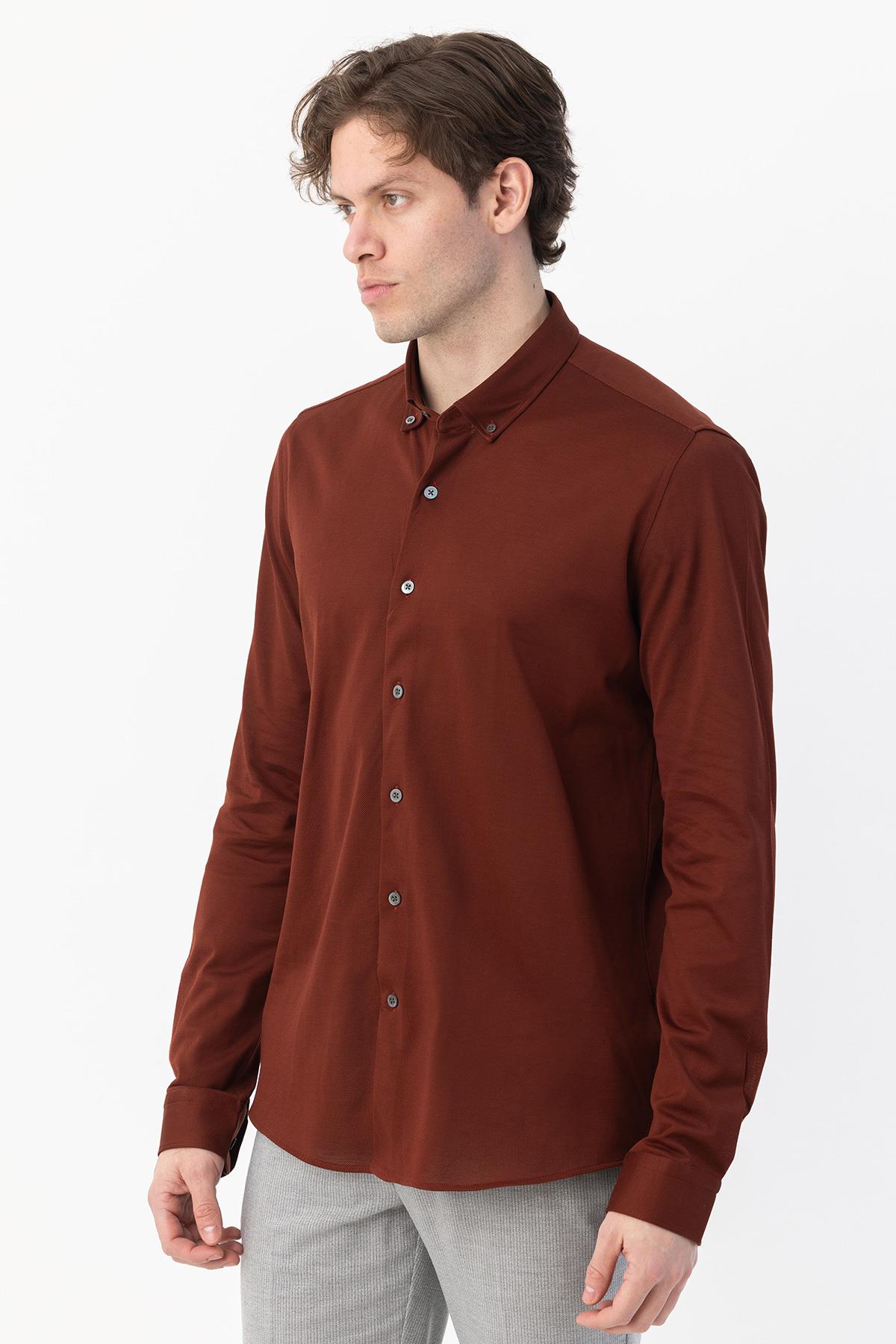 Erkek Gömlek Kiremit - Sabri Özel