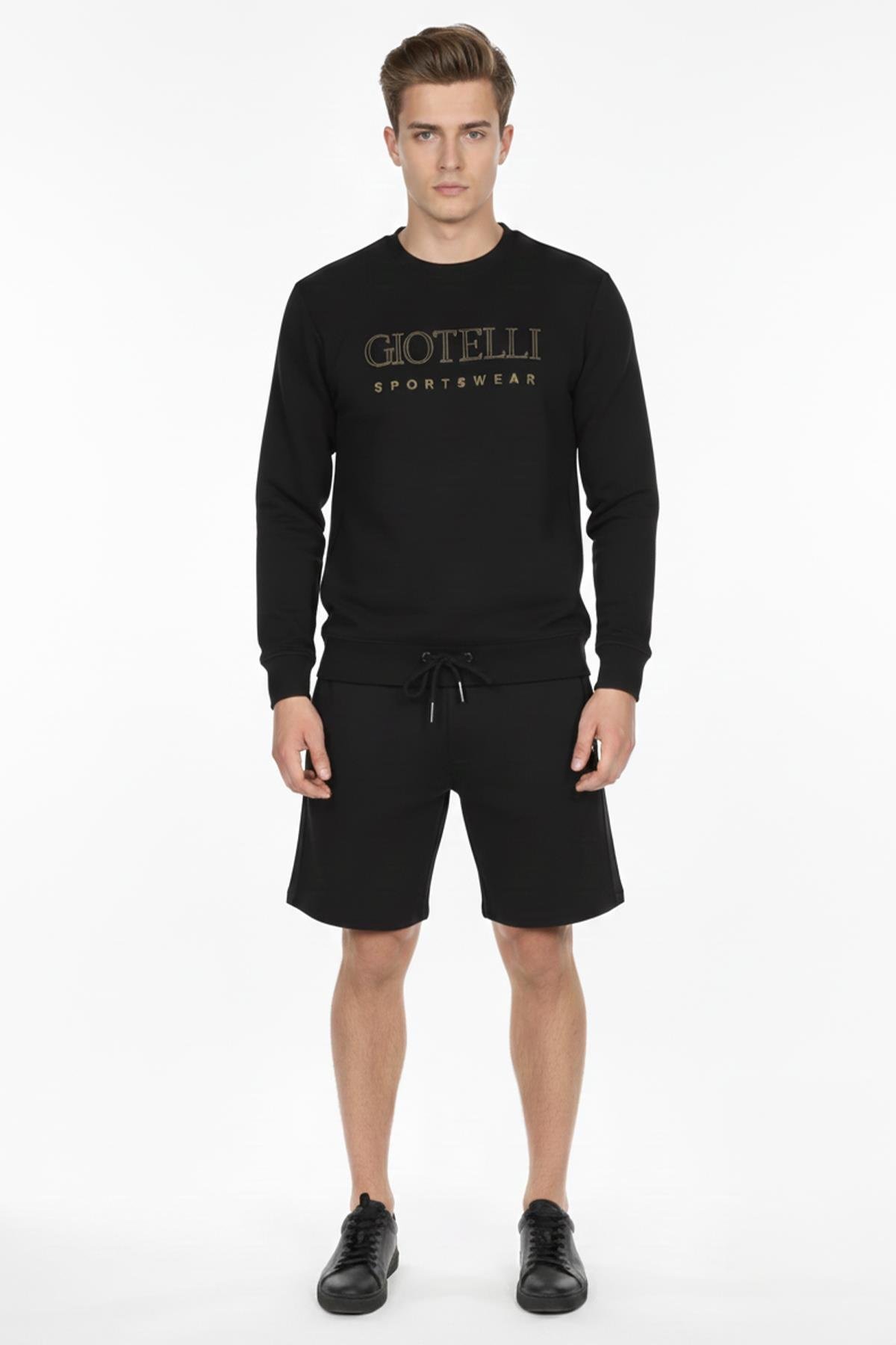 Siyah Spor Şortlu Takım - Sabri Özel