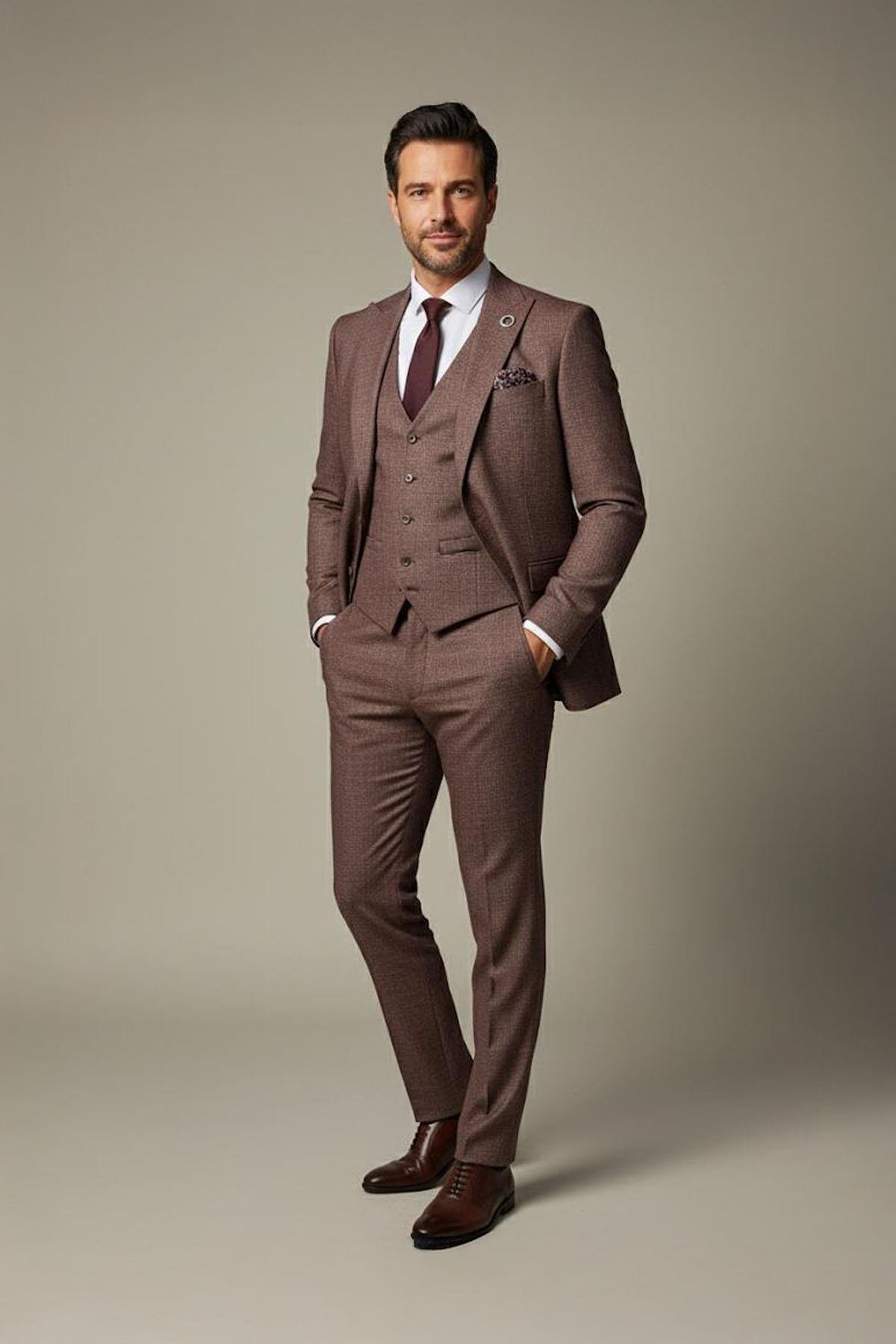 VEST SUIT RM Kiremit - Sabri Özel