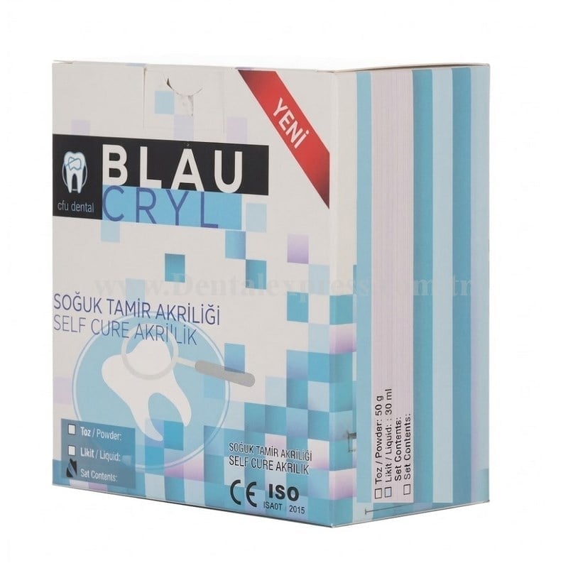 Blau Cryl Şeffaf Ortodonti Akrilik Takım