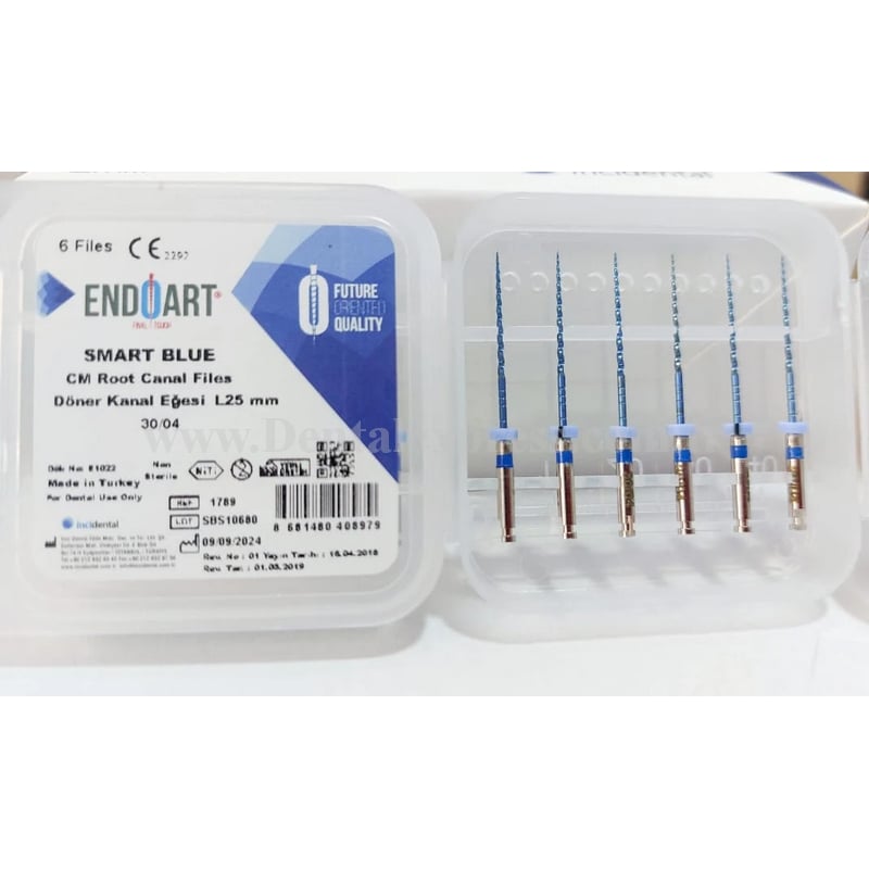 EndoArt Smart Gold Blue Döner Kanal Eğesi