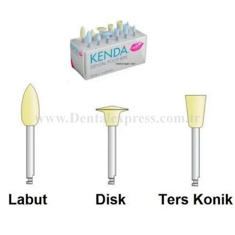 Kenda Dental Polisaj Ve Cila Lastiği Tekli -Beyaz 