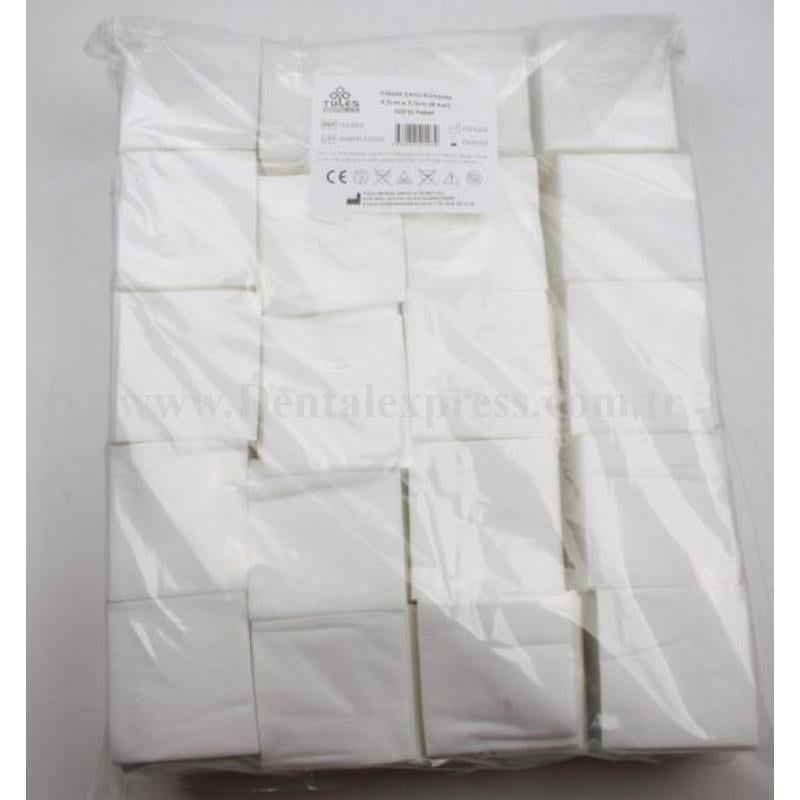 Nonwoven Spanç (Kumaş Dokulu) 5CM*5CM 4 Katlı 1000 Adet
