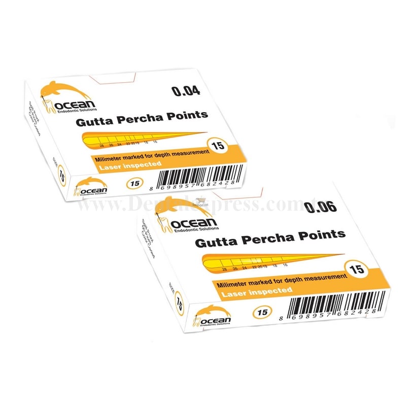Ocean 0.06 Açılı Gutta Percha