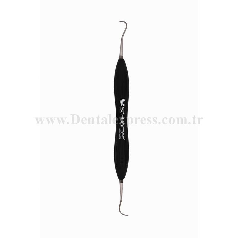 SCHWARZES Scaler Hygienist Titanyum Fig.6/7 (Silikon)