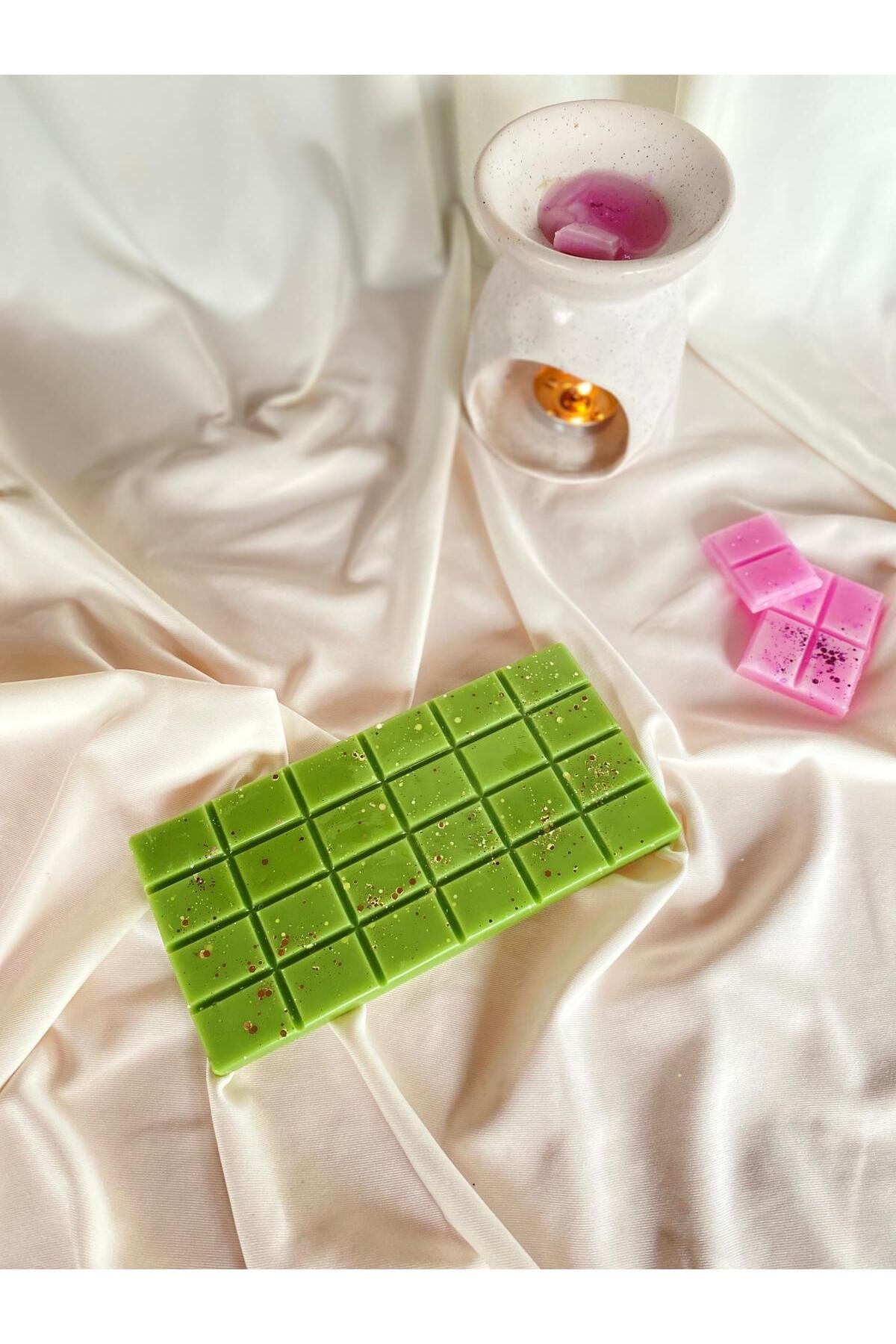 Buhurdanlık Koku Tableti %100 Soya Wax Melts Vegan Buhurdanlık Mumu Amber Kokulu