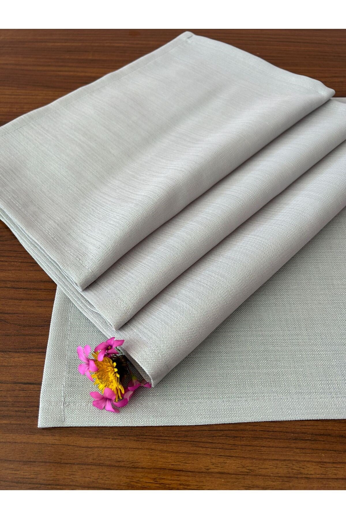 Simli Amerikan Servis Gri 4 Adet 35x45