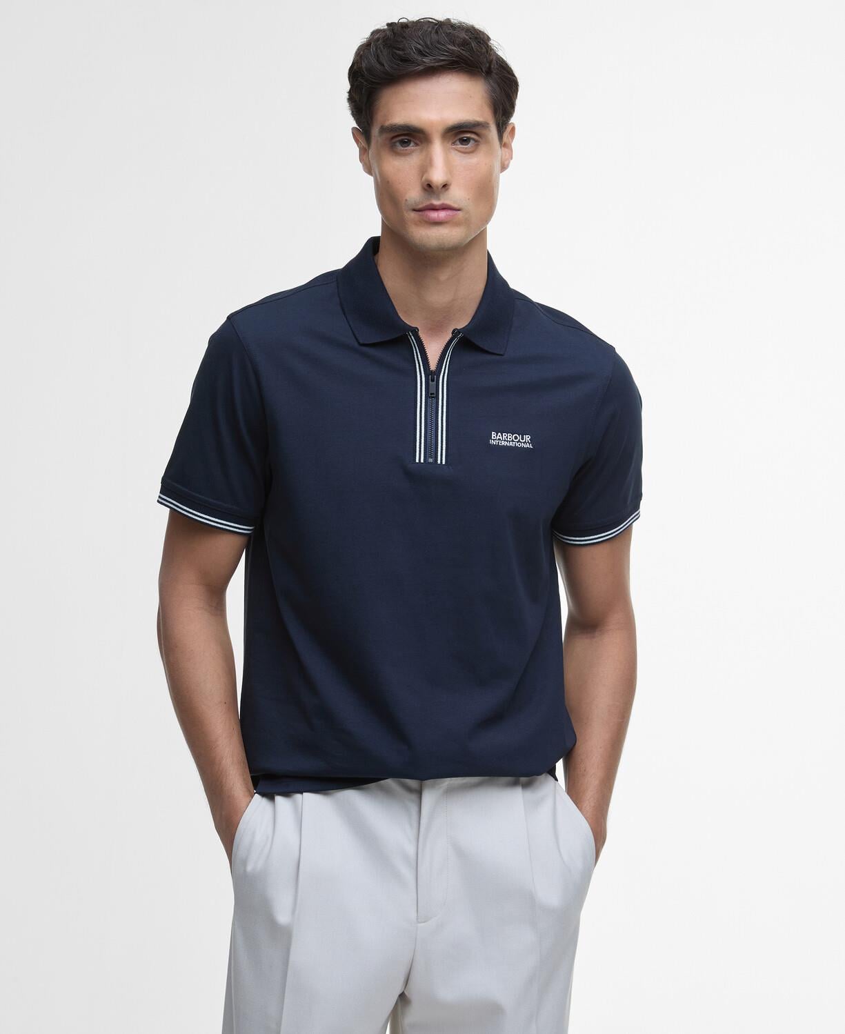 B.Intl Ollie Twin Tipped Placket Polo Yaka