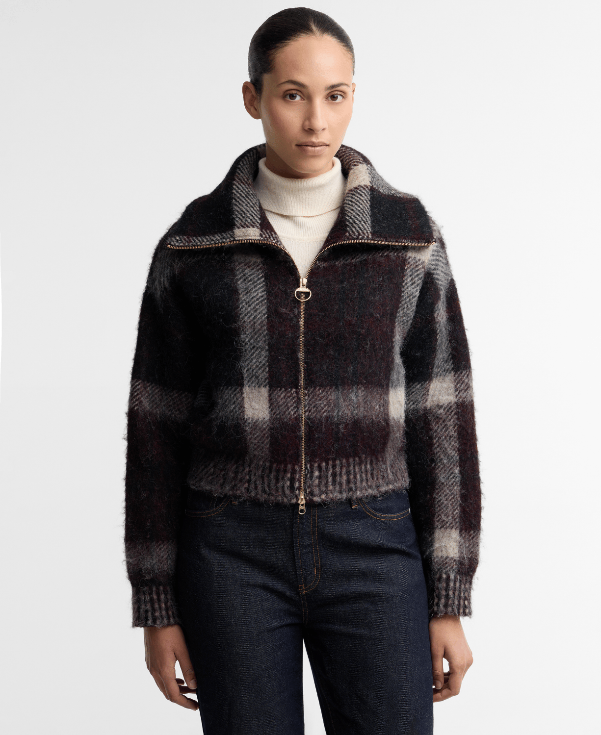 Barbour Carville Knitted Zip Hırka