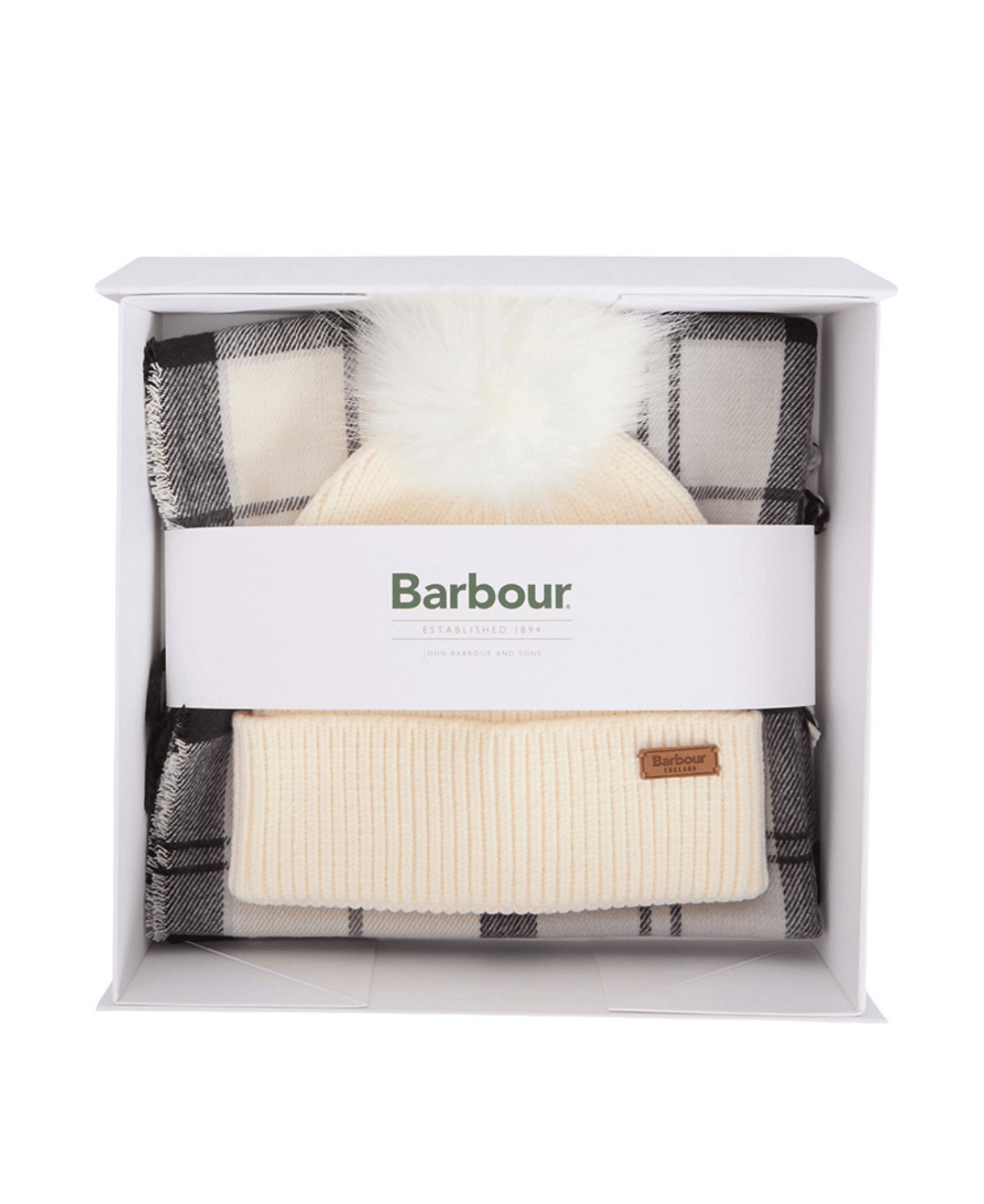 Barbour Dover Bere & Hailes Şal Hediye Seti