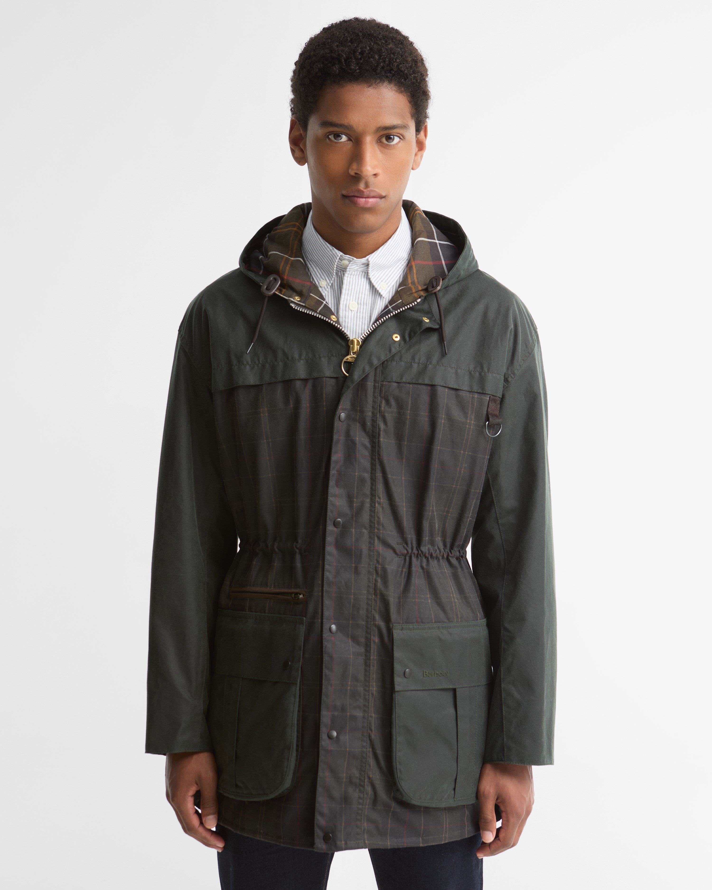 Barbour Icons Tartan Durham Yağlı Ceket