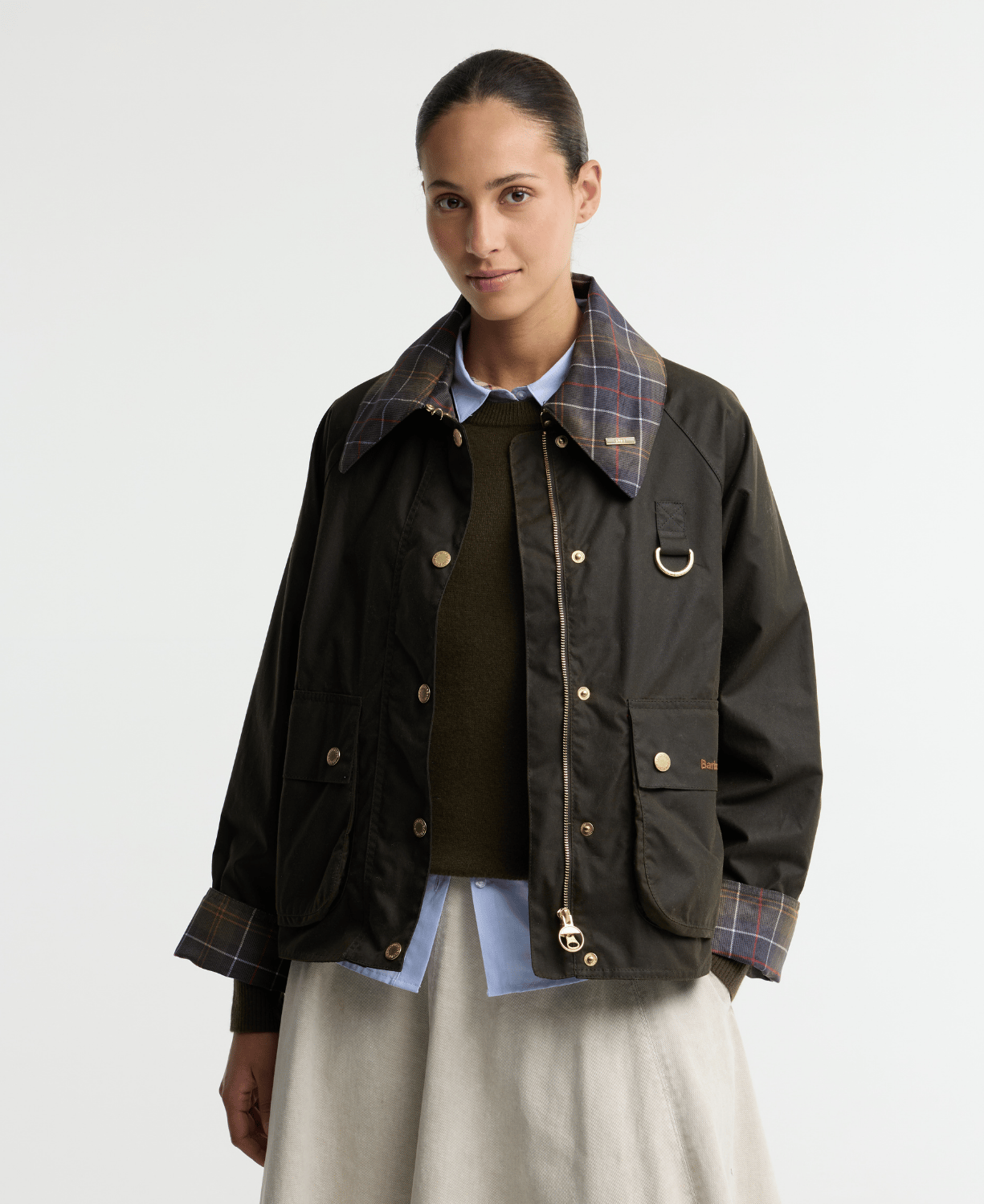 Barbour Icons Tartan Spey Yağlı Ceket