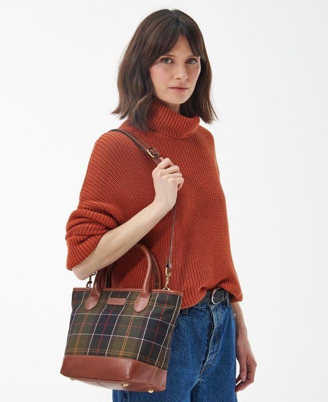 Barbour Katrine Tartan Leather Çanta