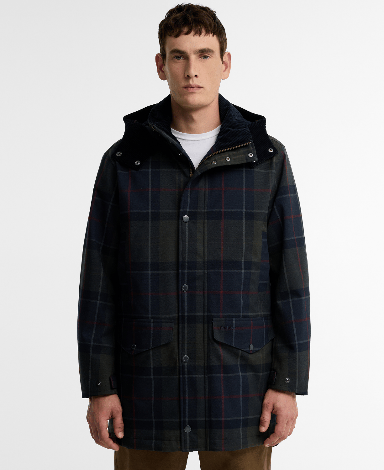 Barbour Lonnen Tartan Waterproof Ceket
