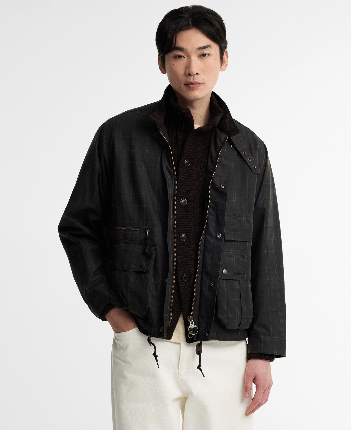 Barbour Modified Tartan Ursula Yağlı Ceket