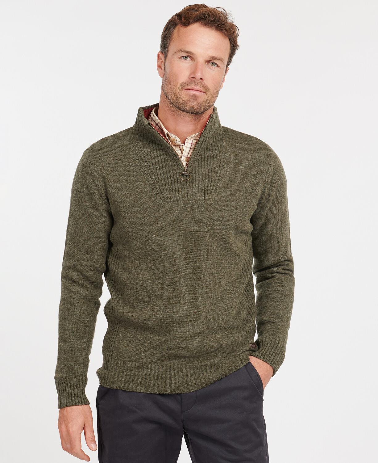 Barbour Pullover Nelson Yarım Fermuar Kazak