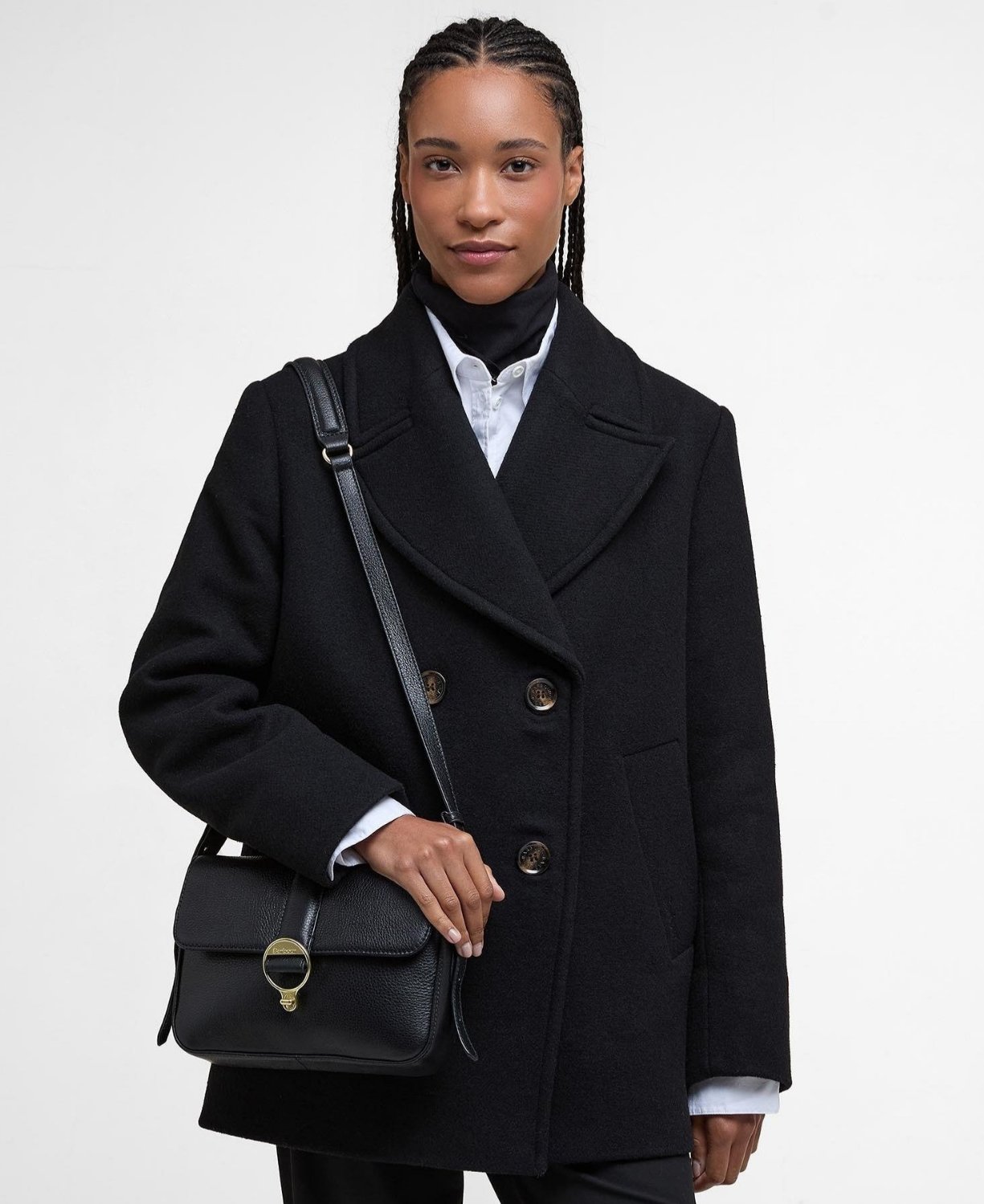 Barbour Rosa Deri Çapraz Çanta