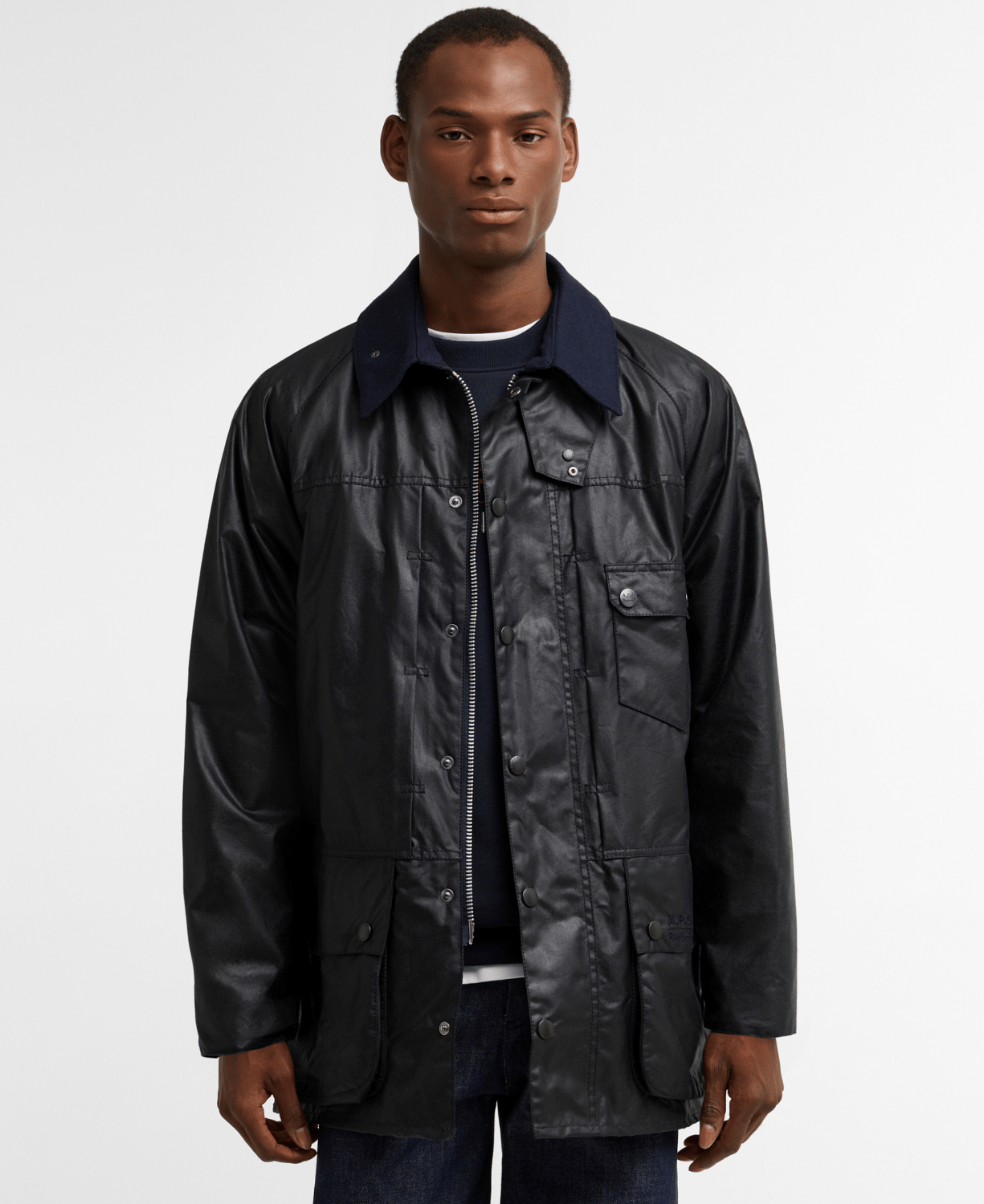 Barbour x A.P.C. Beaufort Yağlı Ceket