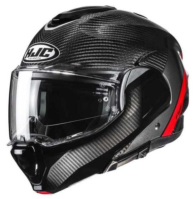 HJC F100 KASK CARBON STAN MC1HJCÇene Açılır Kasklar