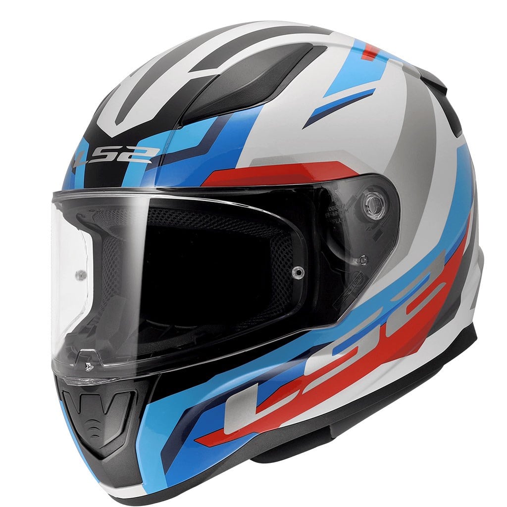 LS2 RAPID 2 HYPER BEYAZ-MAVİ-KIRMIZI KASKLS2Kapalı Kasklar