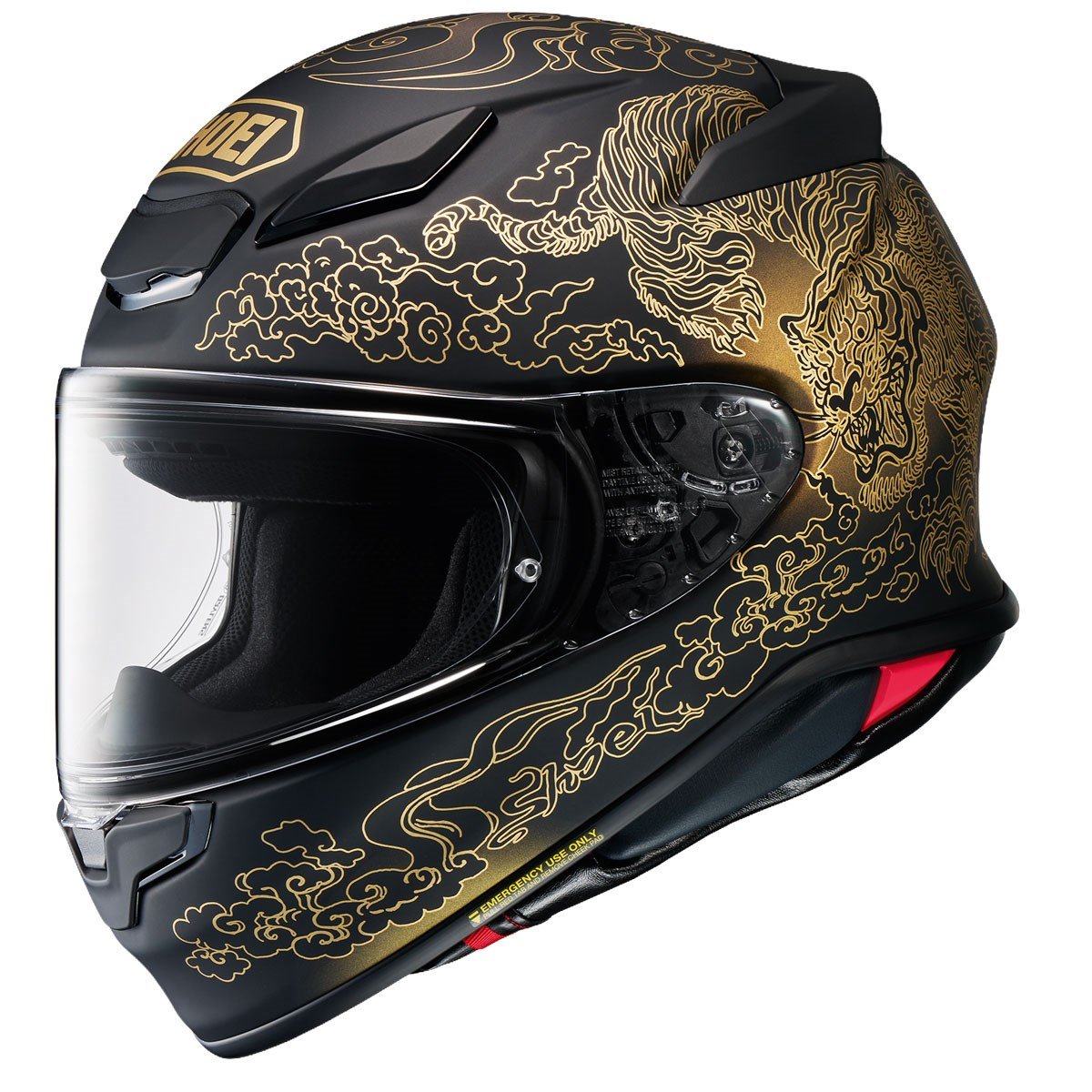 SHOEI NXR 2 FEARLESS TC-5 GOLD BLACK KASKSHOEIKapalı Kasklar