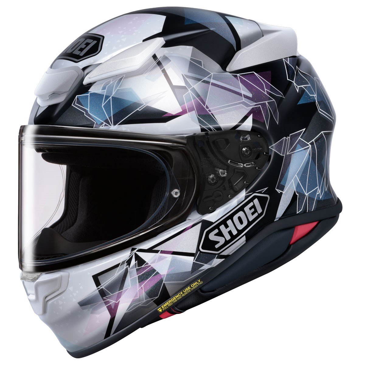 SHOEI NXR 2 ORIGAMI 2 TC-5 BLACK WHITE KASKSHOEIKapalı Kasklar