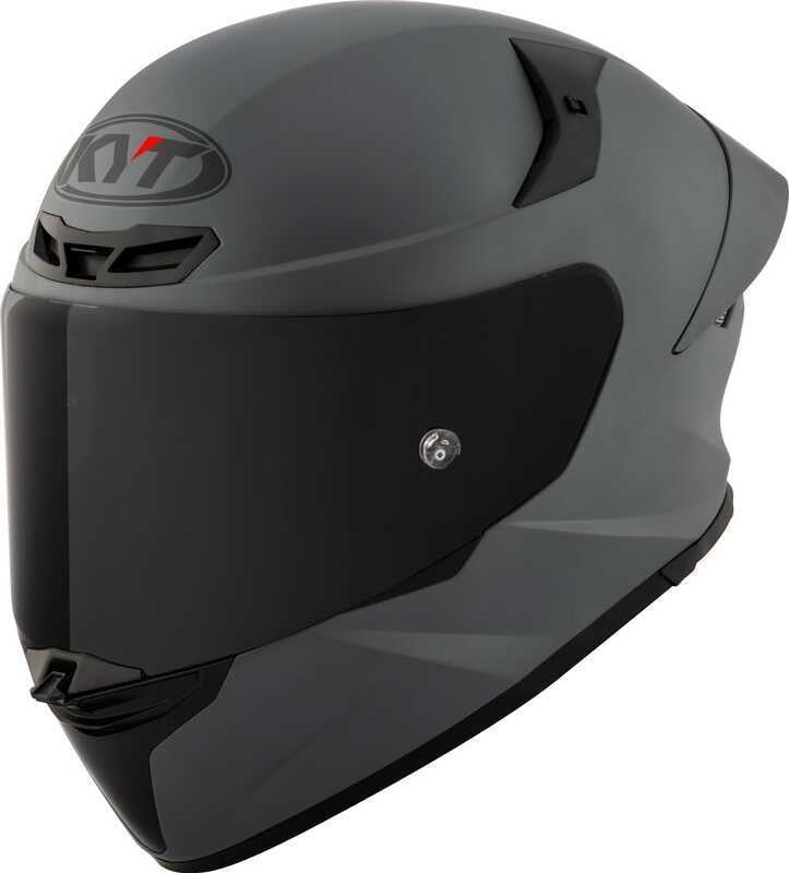 KYT TT-REVO KASK PLAIN MATT GRL GREY