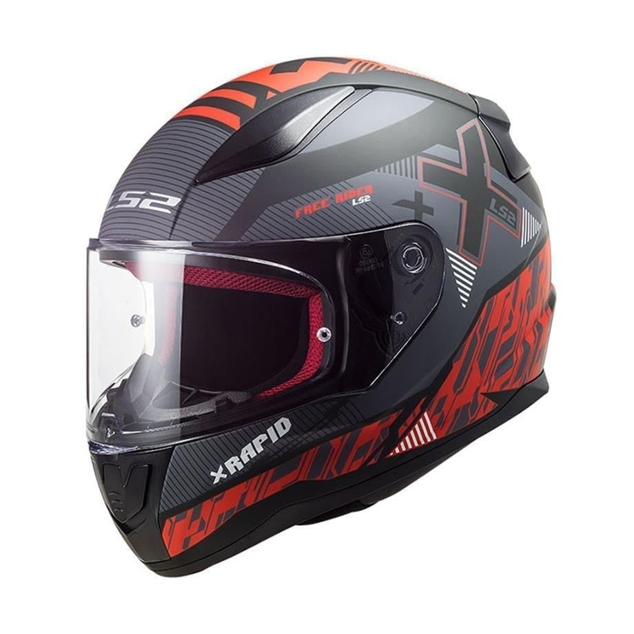 LS2 RAPID XTREET MATT BLACK-RED ls2Kapalı KasklarLS2 RAPID XTREET MATT BLACK-RED LS2 RAPID XTREET MATT BLACK-RED 