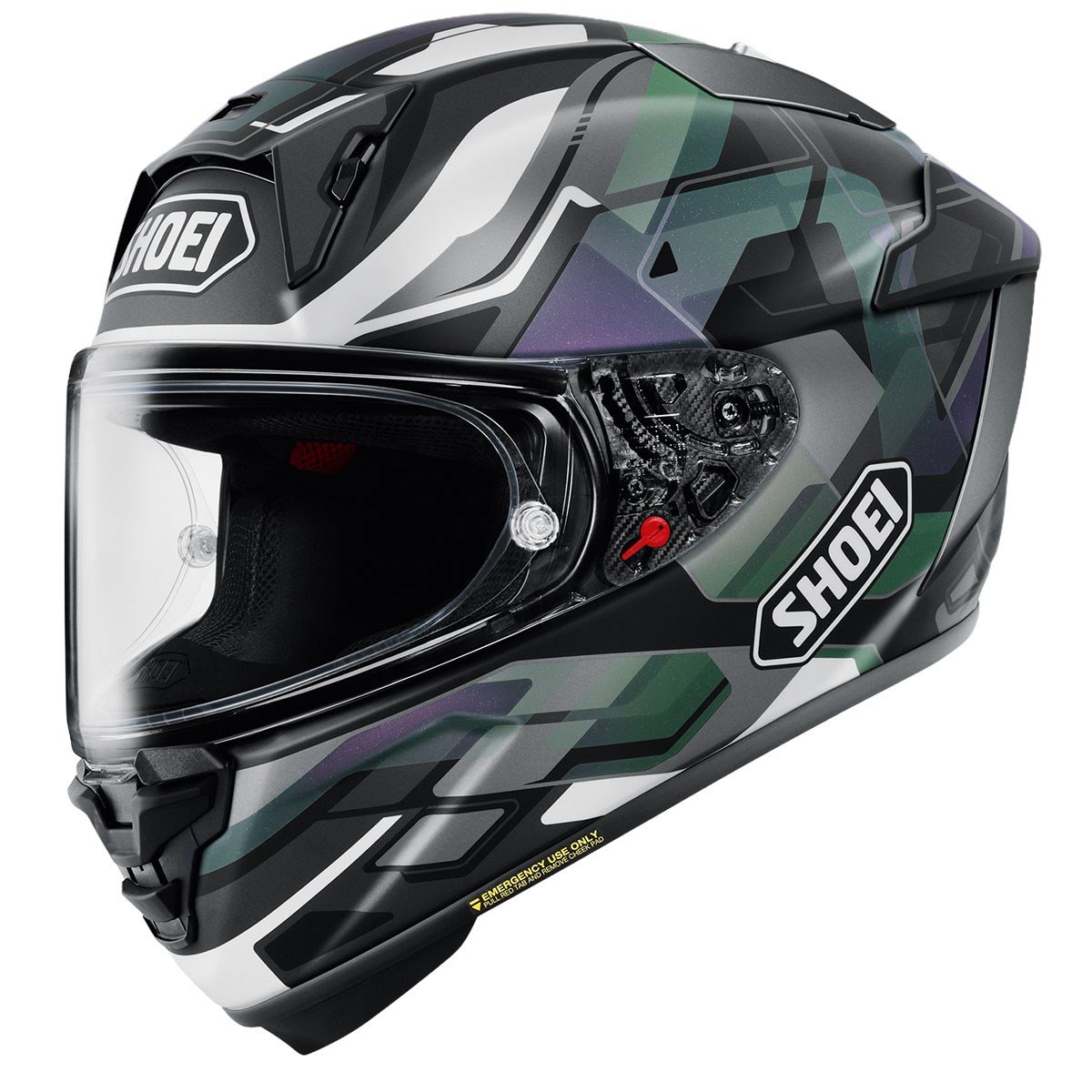 SHOEI X-SPIRIT PRO VALION TC-5 BLACK SILVER KASKSHOEISessiz Kapalı Kasklar