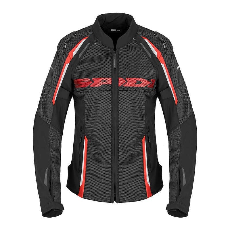 SPIDI RACE WARRIOR 2 NET LADY YAZLIK CEKET SİYAH KIRMIZI