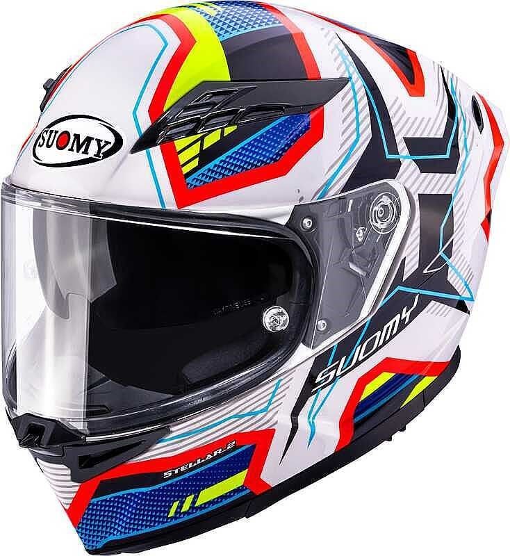 SUOMY STELLAR 2 KASK BLACKSTAR BEYAZ MAVİ