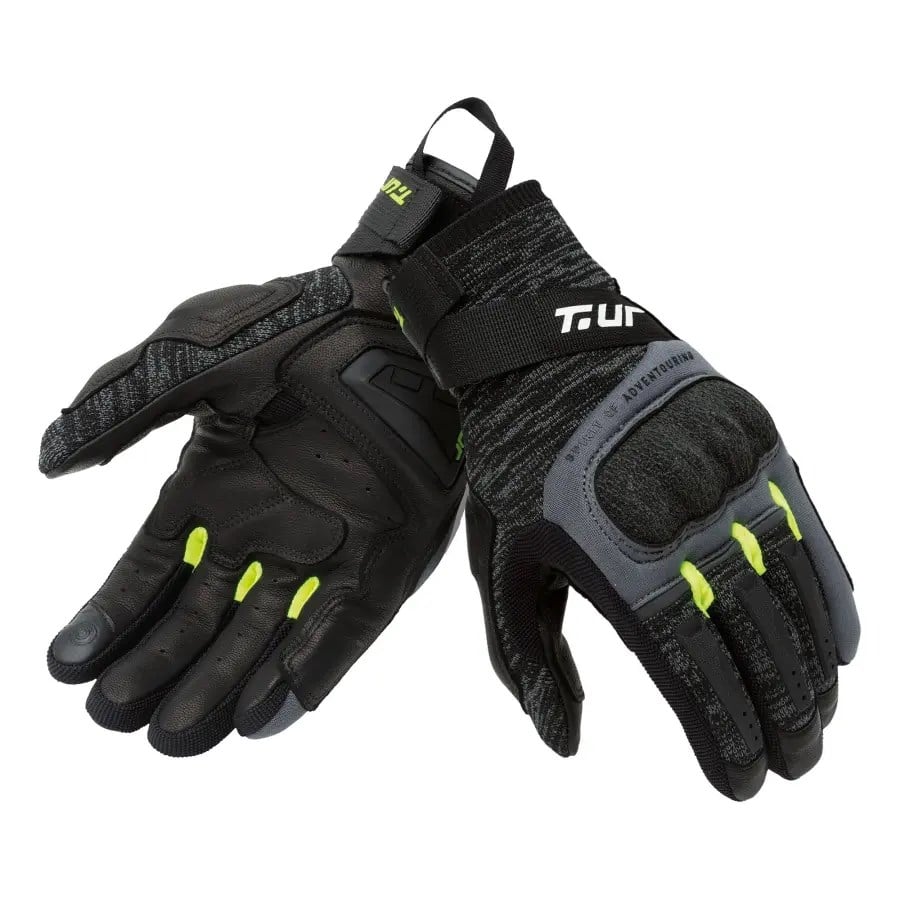 T.UR G-KNIT ELDİVEN SİYAH SARI