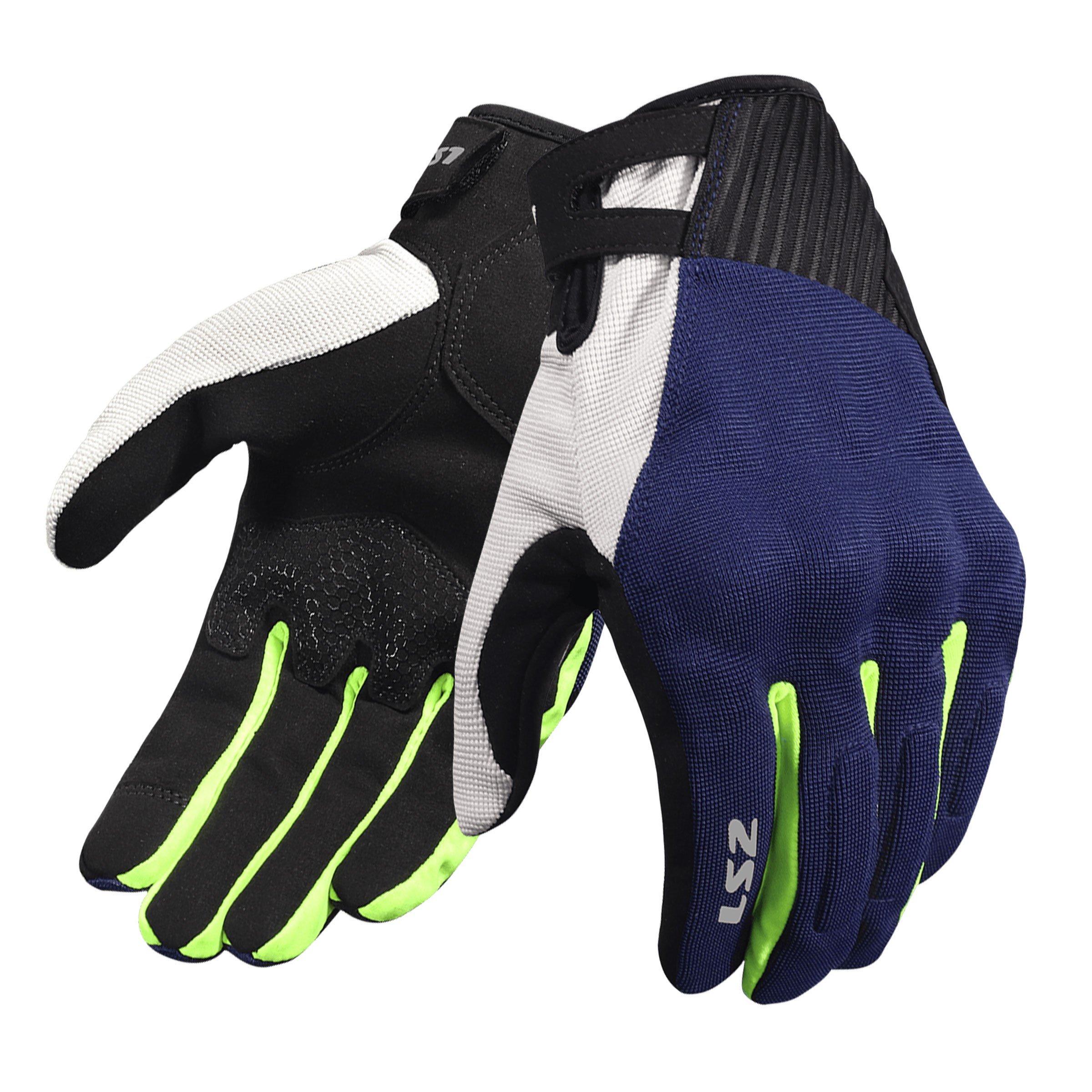 LS2 DART 2 EVO ELDİVEN MAVİ-NEON SARILS2Yazlık Eldivenler