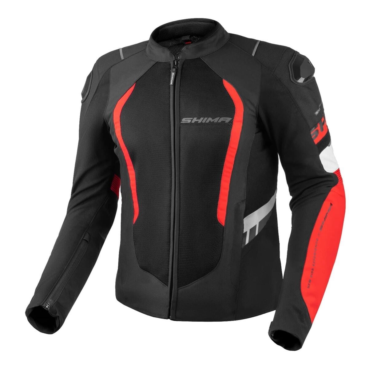 SHİMA MESH PRO 2.0 KORUMALI MOTOSİKLET MONTU SİYAH / BEYAZ / KIRMIZISHIMAYazlık Montlar