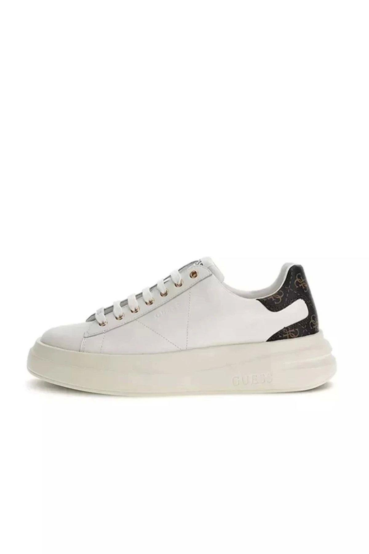 Elba Erkek Beyaz/kahverengi Sneaker Fmpvıblea12-wbroc
