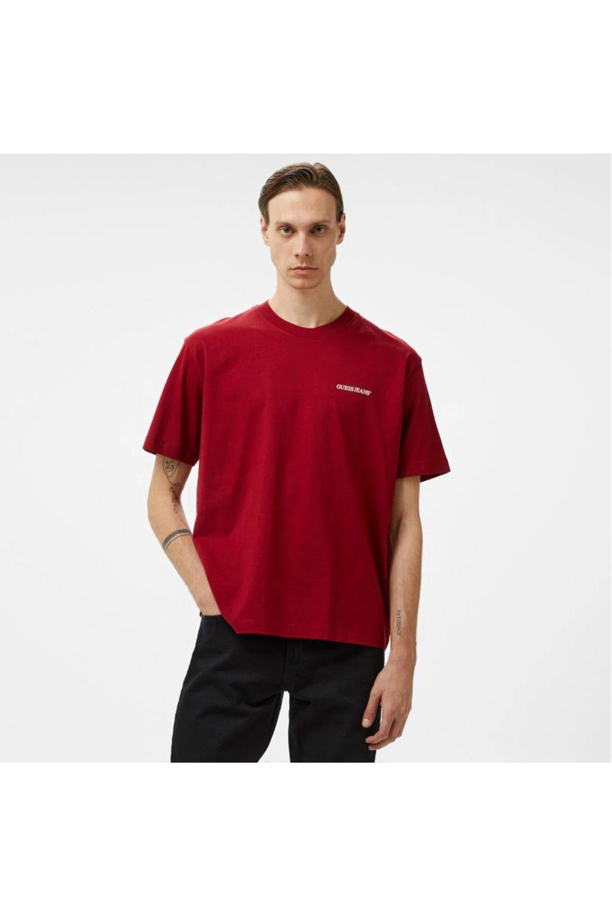 Jeans  American Mid Organic Heavy Jersey 205 Erkek Kırmızı T-Shirt