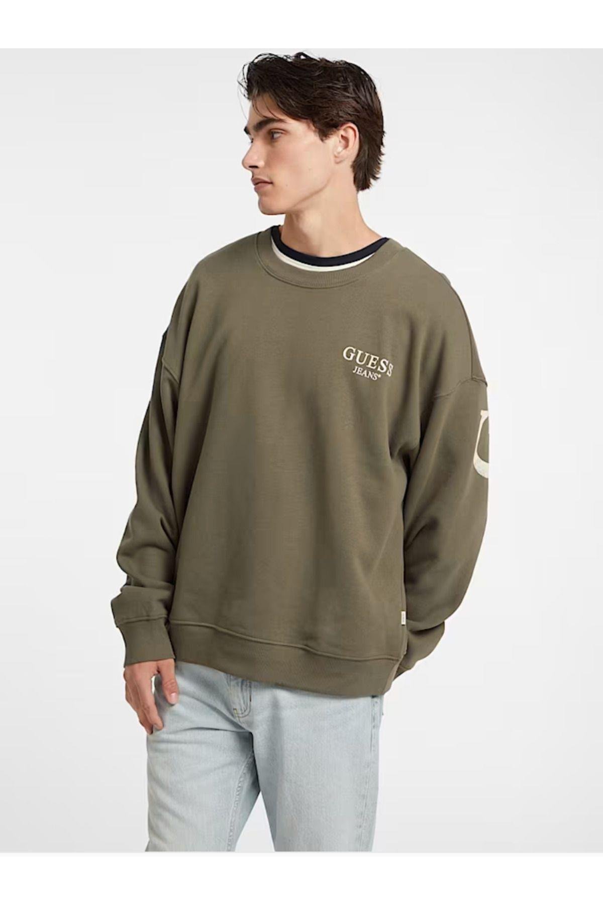 Jeans  Makro Logolu Bisiklet Yaka Sweatshirt M4BQ40
