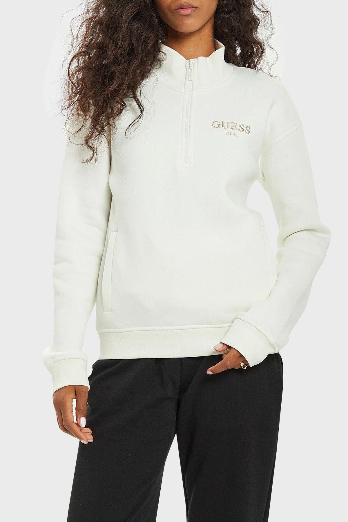 Midge Sweat Pamuklu Regular Fit Fermuarlı Dik Yaka V4BQ18KCHX0  SWEAT V4BQ18 KCHX0 G042