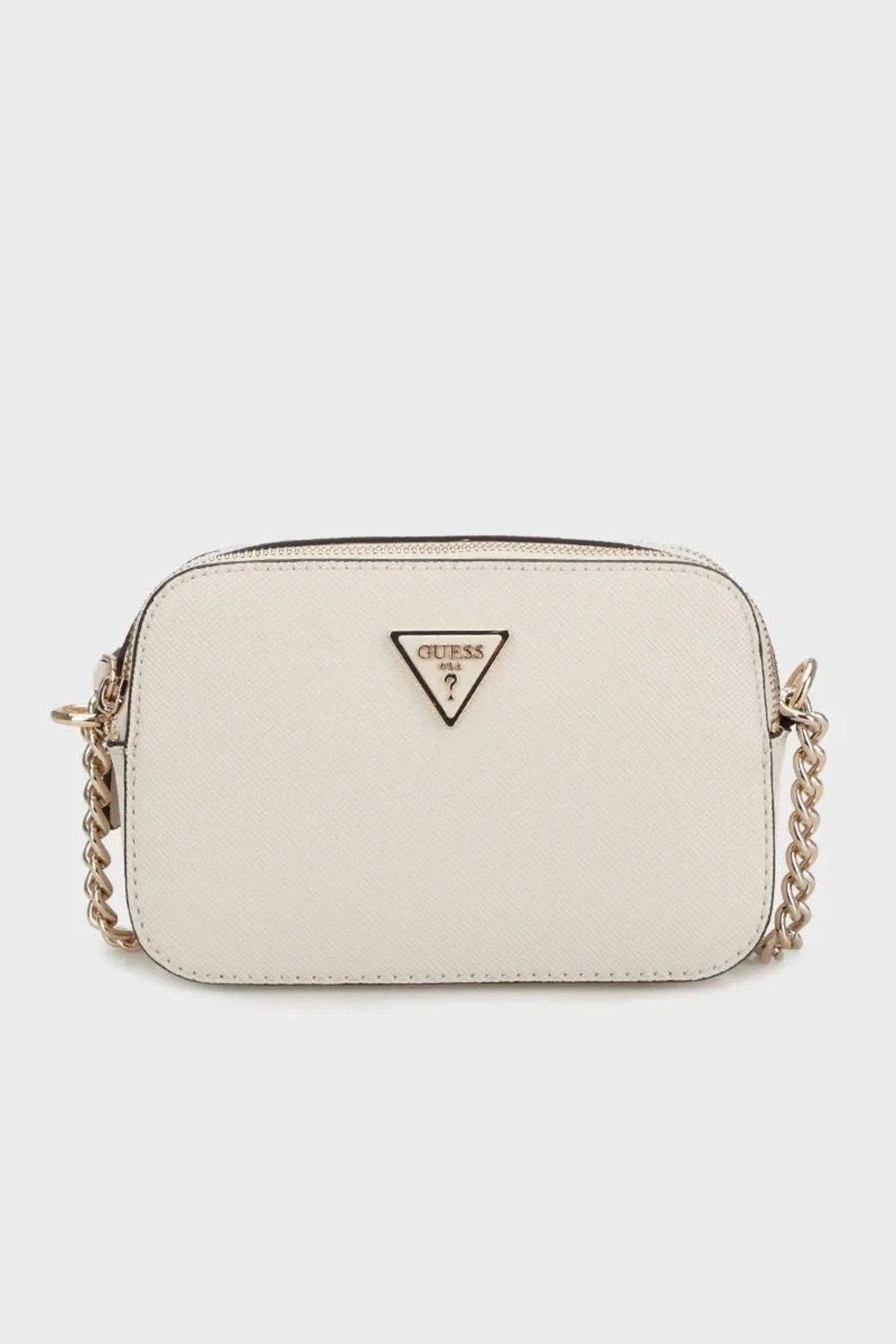 Noelle Crossbody Camera Kadın Ekru Çapraz Çanta Hwzg7879140-bon