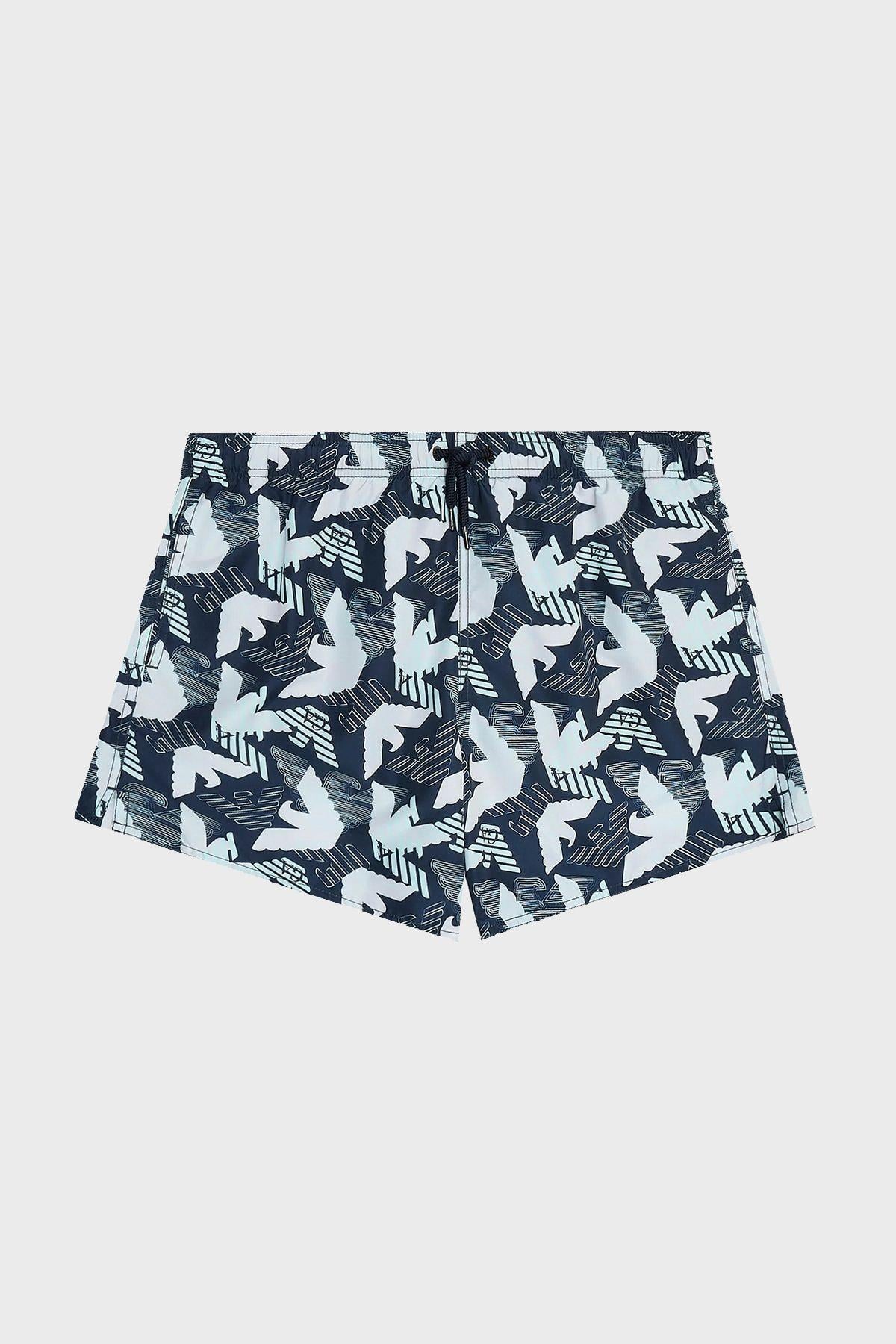 Regular Fit Cepli Mayo Short Erkek MAYO SHORT 211740 4R444 62736