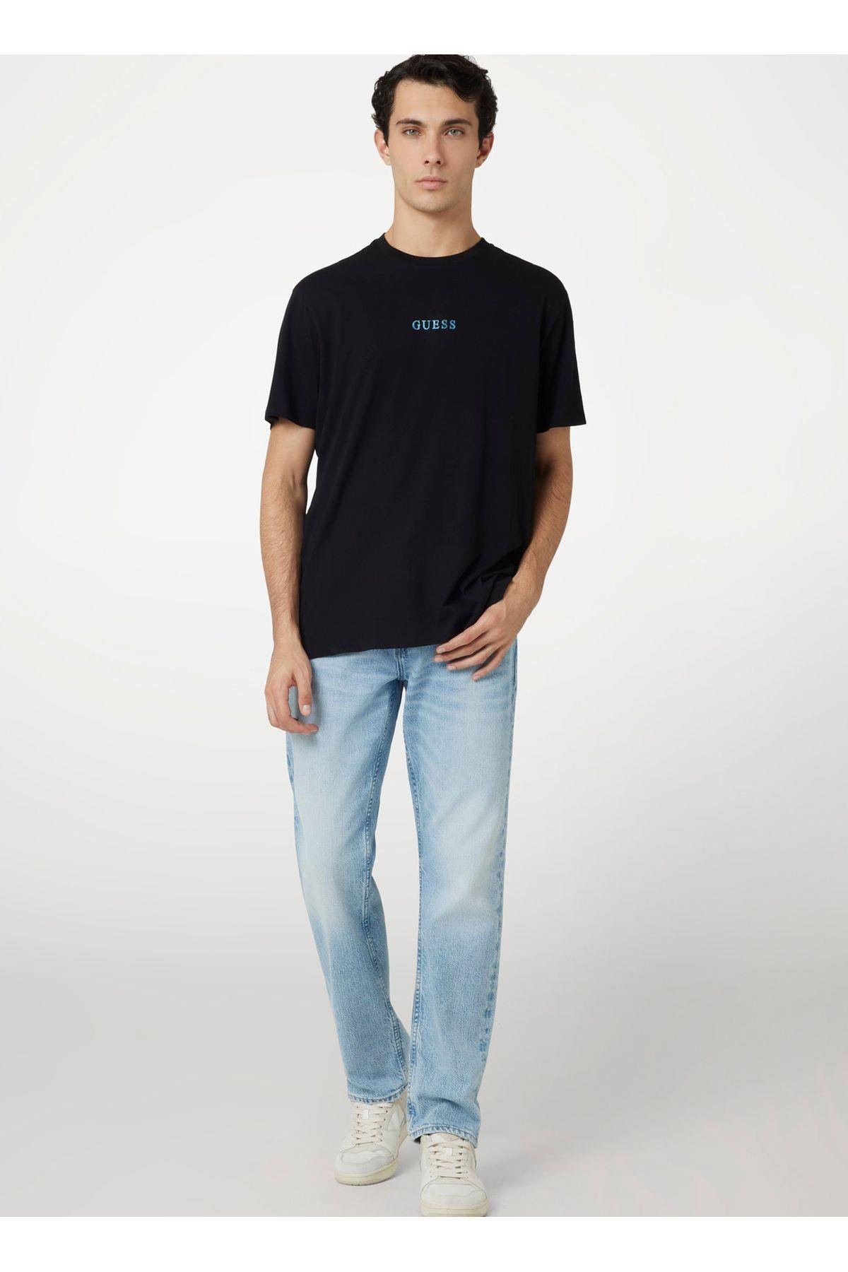 Siyah Erkek T-Shirt M4BI05K9RM1JBLK SS BSC PAINTED QUAT