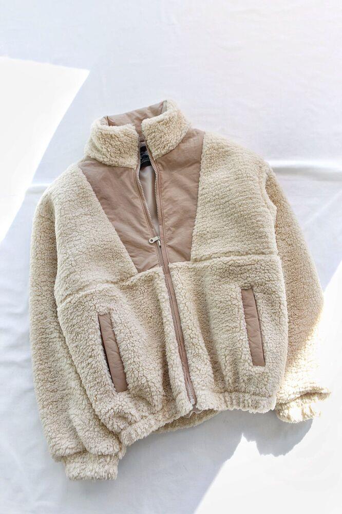 Beli Lastikşi Peluş Mont