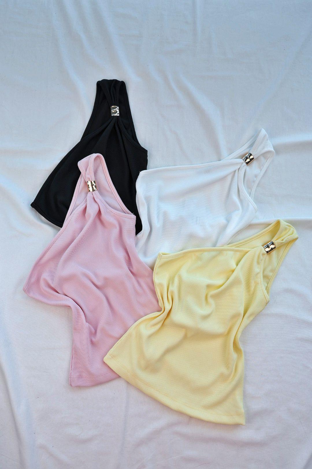 BluzHalkalı Tek Kol Bluz