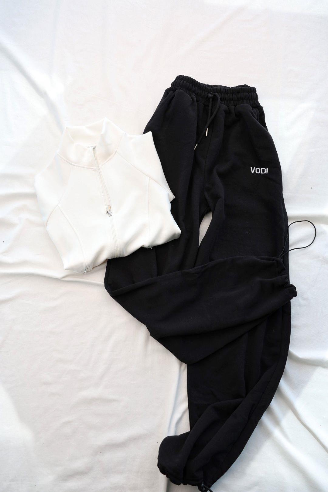 EşofmanPaça Lastik Vodi Nakışlı Sweat