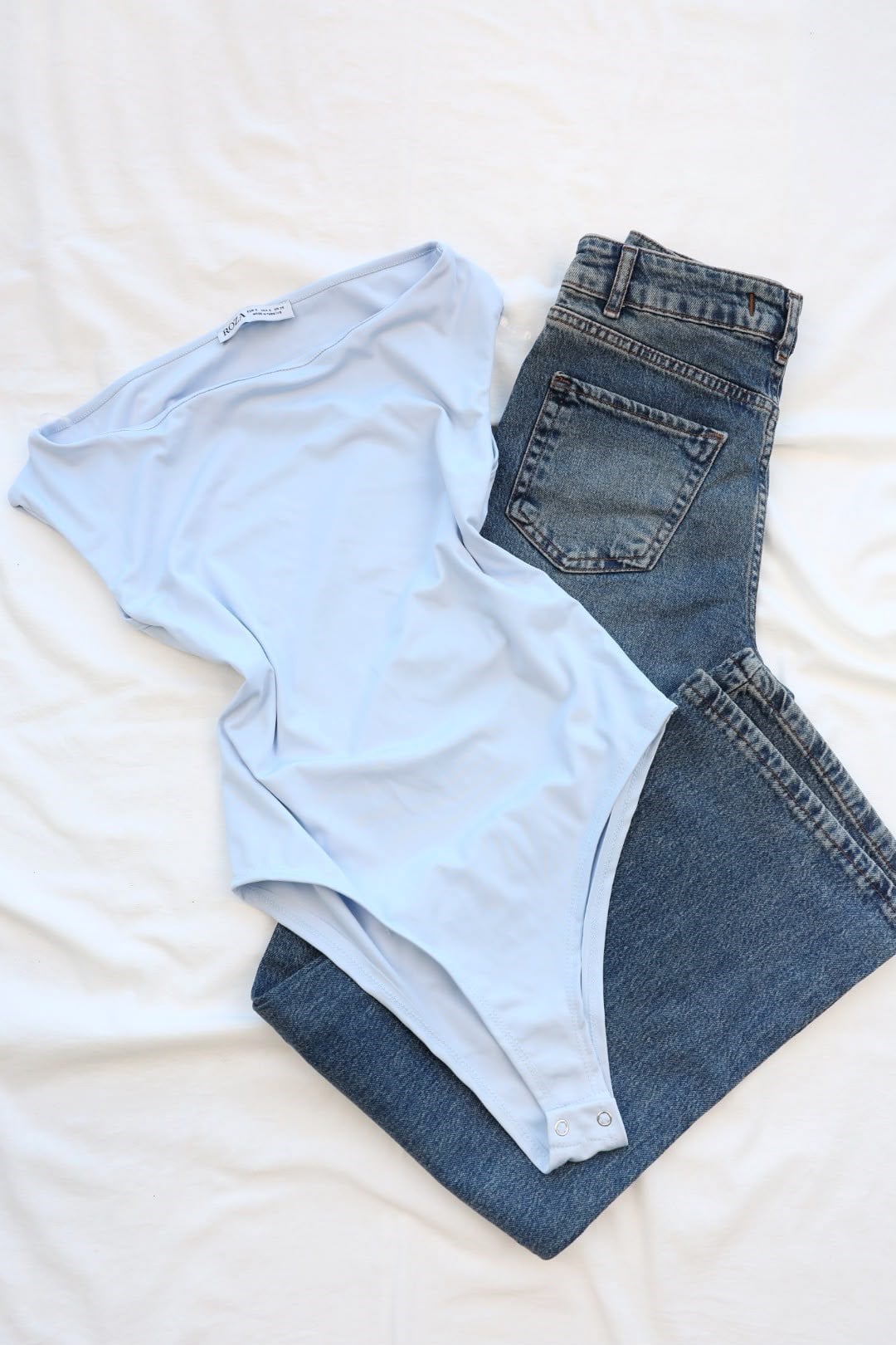 BodysuitKayık Yaka Dalgıç Bodysuit