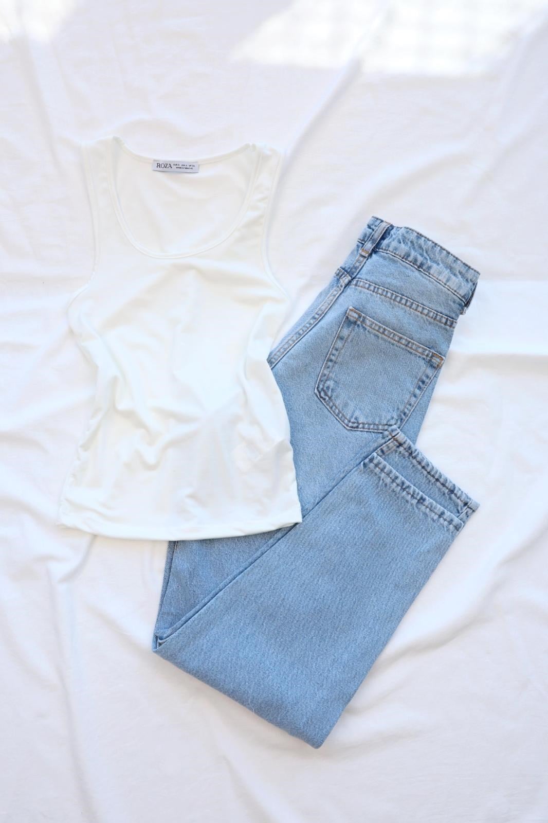 CroptopsAskılı Düz Atlet