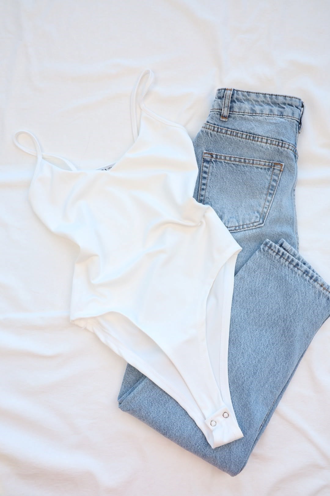 BodysuitAskılı Çıtçıtlı Bodysuit